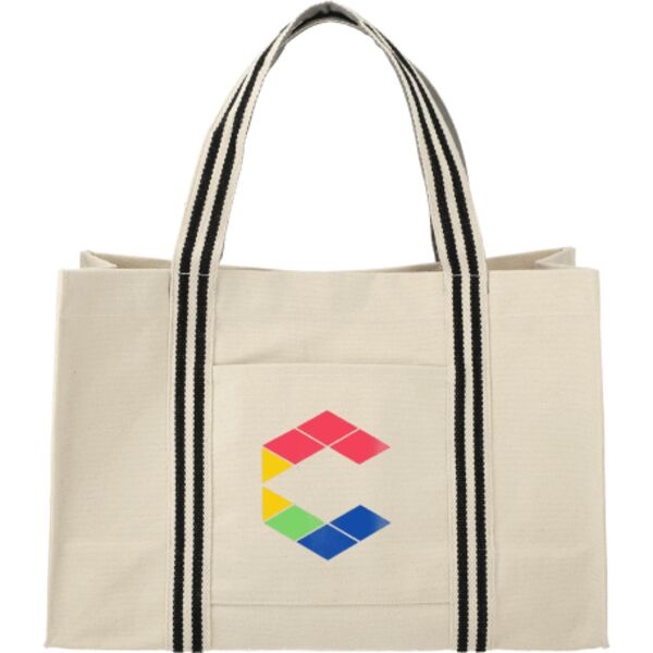 Belair 20oz Cotton Canvas Snap Tote Thumbnail