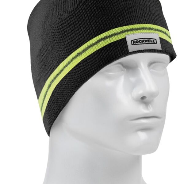 Winter Beanie with Reflective Stripe Thumbnail