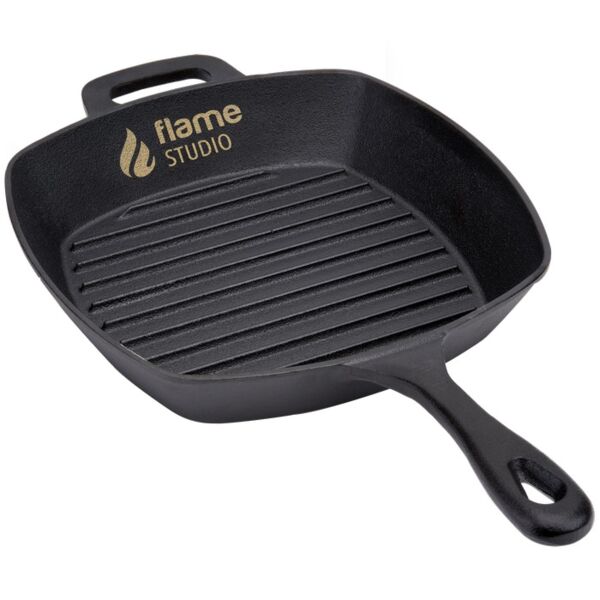 CraftKitchen™ Square Cast Iron Grill Pan Thumbnail